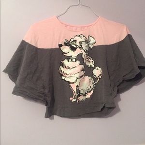 Justice Poodle Shirt with Big Sleeves!